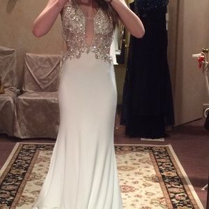 Jooz Couture White prom dress